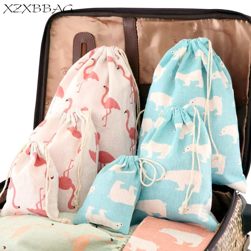 Сумка для макияжа XZXBBAG, косметичка из хлопка и льна с рисунком фламинго, сумка на шнурке, органайзер для путешествий, косметический набор, ко...
Сумка для макияжа XZXBBAG, косметичка из хлопка и льна с рисунком фламинго, сумка на шнурке, органайзер для путешествий, косметический набор, ко...