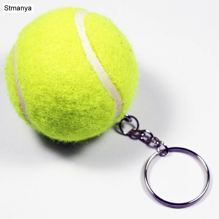 New Design Tennis Ball Key chain Car Key Ring sport chain sliver color Bag pendant KeyChains For Man Women Gift wholesale 17109
New Design Tennis Ball Key chain Car Key Ring sport chain sliver color Bag pendant KeyChains For Man Women Gift wholesale 17109