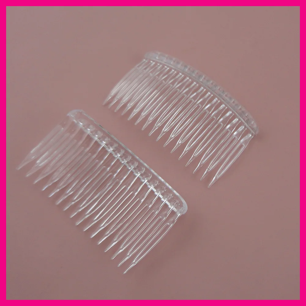 10PCS 5.0cm*8.0cm 16teeth Clear Plastic Hair Combs for diy hair accessories,white side comb for DIY bridal hair jewelry
10PCS 5.0cm*8.0cm 16teeth Clear Plastic Hair Combs for diy hair accessories,white side comb for DIY bridal hair jewelry