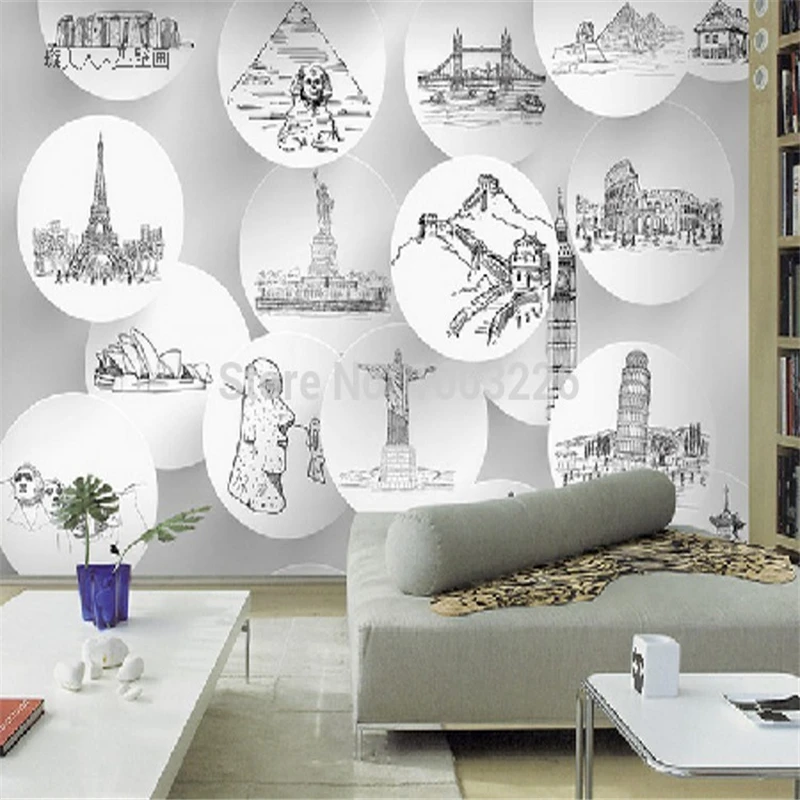 beibehang City landmarks room living room Tv background silk cloth wallpaper Customize murals papel de parede wallpaper roll
beibehang City landmarks room living room Tv background silk cloth wallpaper Customize murals papel de parede wallpaper roll