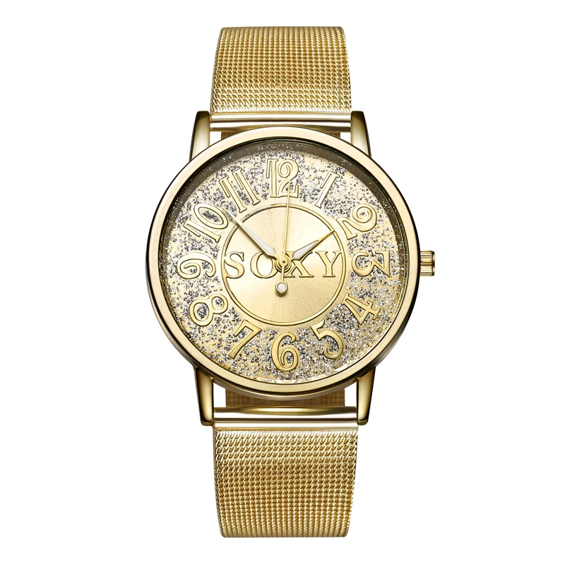 reloj 2020 Brand SOXY Gold Wrist Watch Simple Style Women Quartz Watches Fashion Designer Ladies Women's watches zegarek damski
reloj 2020 Brand SOXY Gold Wrist Watch Simple Style Women Quartz Watches Fashion Designer Ladies Women's watches zegarek damski
