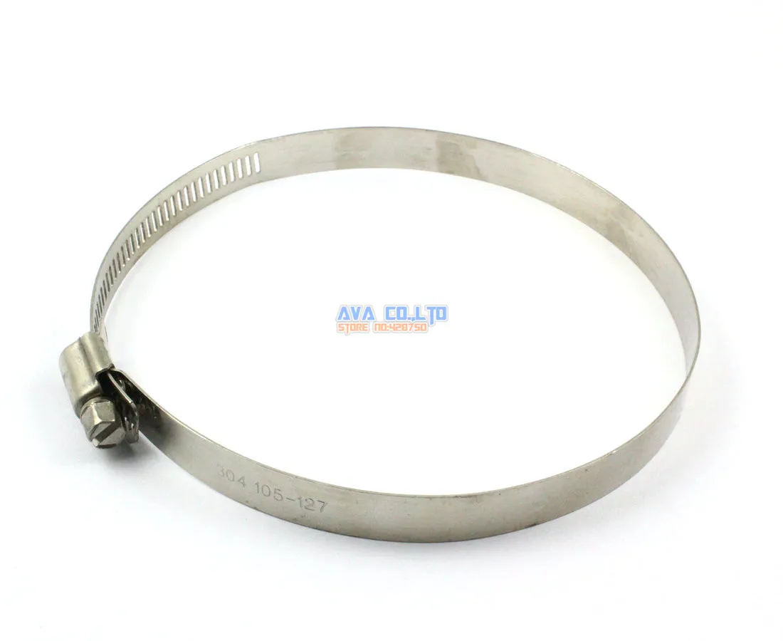 5 Pieces 105-127mm Stainless Steel Hose Clamp Worm Gear Hose Pipe Fitting Clamp
5 Pieces 105-127mm Stainless Steel Hose Clamp Worm Gear Hose Pipe Fitting Clamp