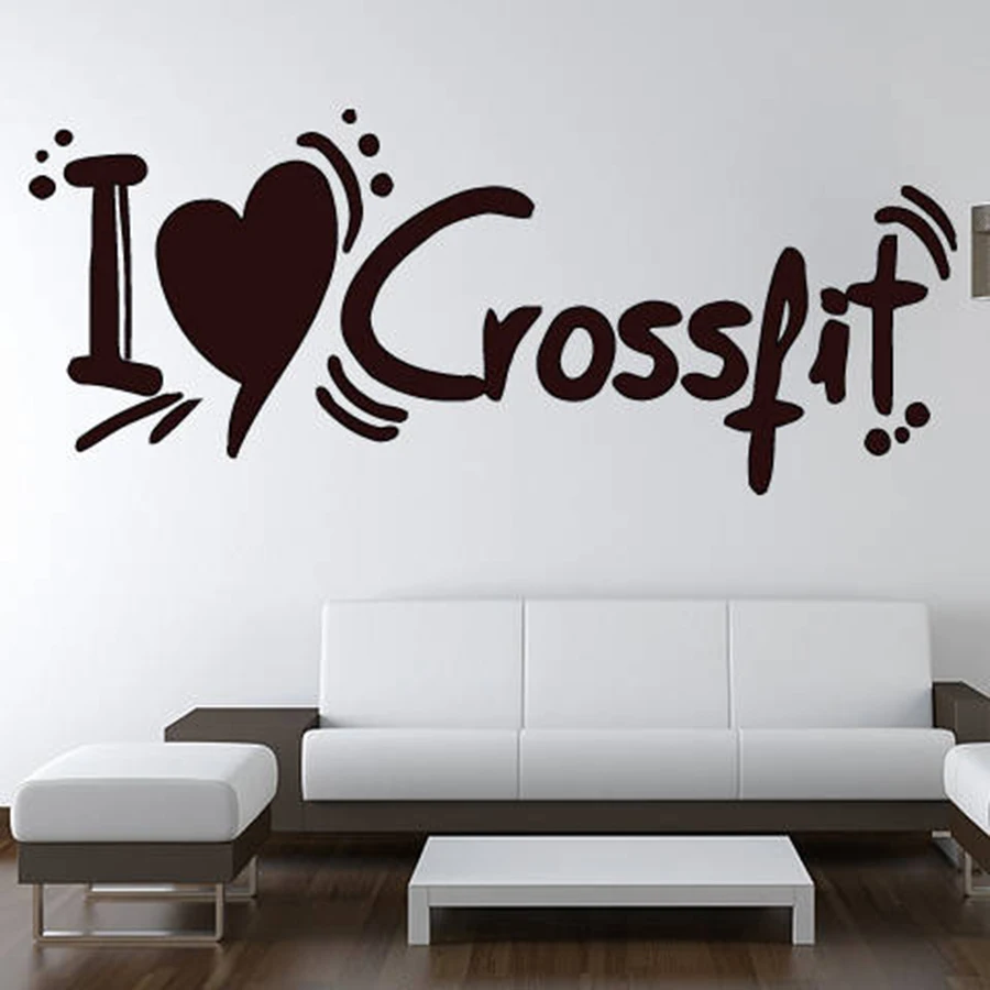 I Love Crossfit Wall Decals Living Room Bedroom Home Decor Motivation Workout Fitness Sport Gym Vinyl Wall Stickers S197
I Love Crossfit Wall Decals Living Room Bedroom Home Decor Motivation Workout Fitness Sport Gym Vinyl Wall Stickers S197