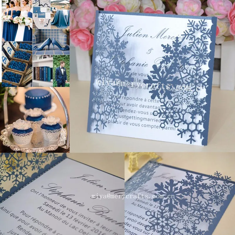 winter Wedding decoration and snowflake type card invitation card wedding invitations card
winter Wedding decoration and snowflake type card invitation card wedding invitations card