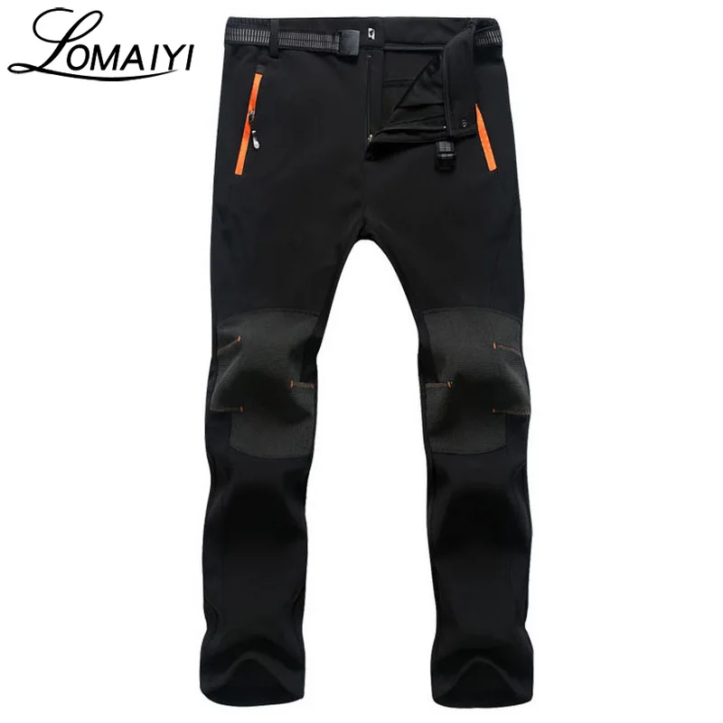 LOMAIYI 2018 Men's Winter Warm Casual Pants Men Shark Skin Softshell Trousers Male Black Sweatpants Waterproof Cargo Pants,AM108
LOMAIYI 2018 Men's Winter Warm Casual Pants Men Shark Skin Softshell Trousers Male Black Sweatpants Waterproof Cargo Pants,AM108