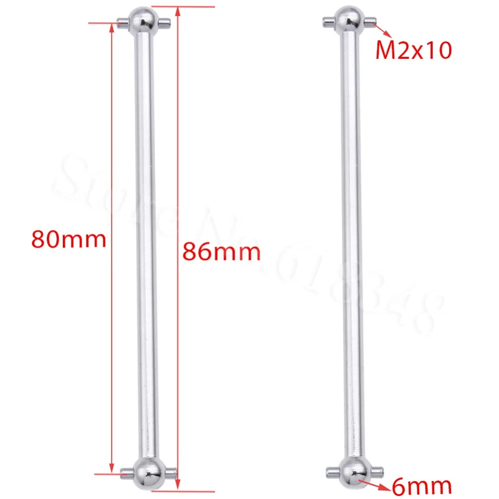 2pcs HSP 06022 Front/Rear Dogbone 86MM For 1/10 RC Model Car Himoto Redcat 94105 94106 Buggy
2pcs HSP 06022 Front/Rear Dogbone 86MM For 1/10 RC Model Car Himoto Redcat 94105 94106 Buggy