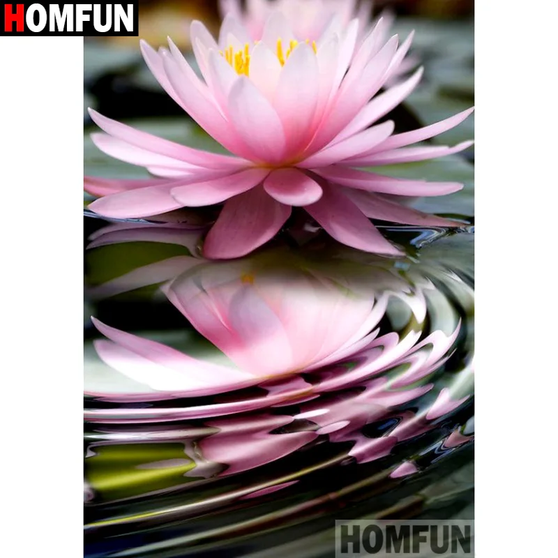 Картина для алмазной вышивки HOMFUN A16900, алмазная вышивка «пейзаж с лотосами», квадратная/круглая, 5D, для творчества, домашний декор, подарок 
Картина для алмазной вышивки HOMFUN A16900, алмазная вышивка «пейзаж с лотосами», квадратная/круглая, 5D, для творчества, домашний декор, подарок