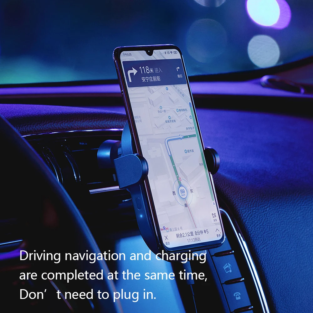 Оригинальное беспроводное автомобильное зарядное устройство Xiaomi Mijia 20 Вт макс.