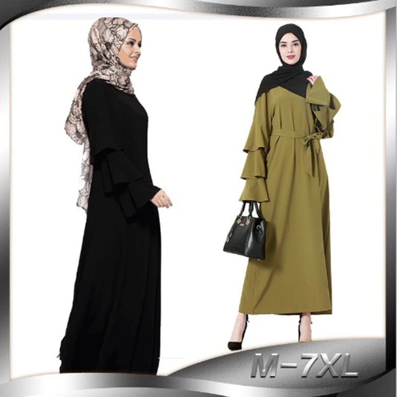 Мусульманское длинное платье Abaya, кардиган с рукавами-колокольчиками, длинный халат, туника, свободный стиль, одежда для мусульман на Ближне...
Мусульманское длинное платье Abaya, кардиган с рукавами-колокольчиками, длинный халат, туника, свободный стиль, одежда для мусульман на Ближне...