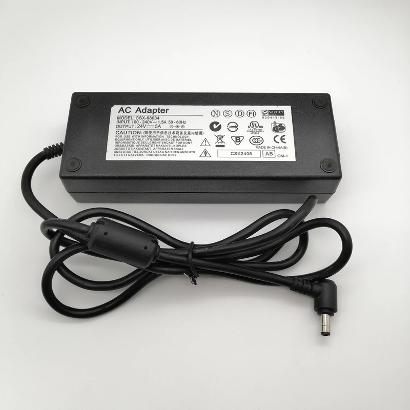 AC 100 24V к адаптеру DC 5A 120W 5 5mm x 2 5mm/5 5*2 Plug адаптер питания|2.5mm power adapter|dc 2.5mmadapter dc |