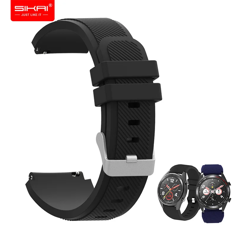 Watch Strap For Huawei GT Honor Magic Ticwatch Pro Samsung Gear S3 22mm Band SIKAI Original Washable Sillicone Colorful Bracelet
Watch Strap For Huawei GT Honor Magic Ticwatch Pro Samsung Gear S3 22mm Band SIKAI Original Washable Sillicone Colorful Bracelet