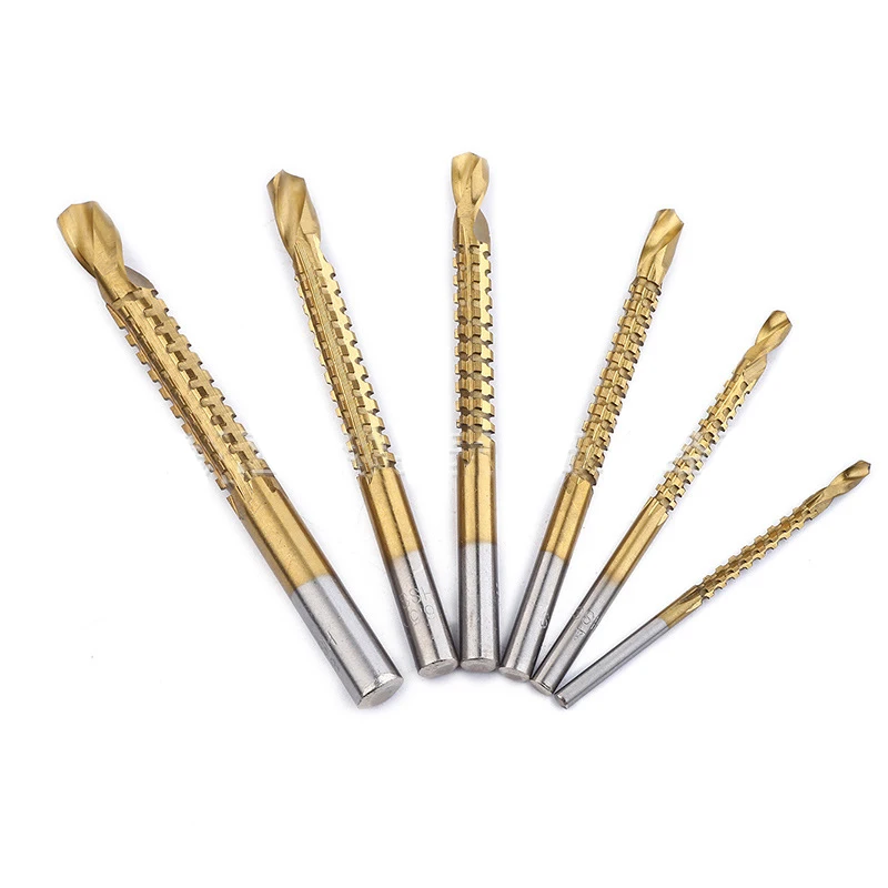 New High Quality, Low Price, 6 Pieces/Set Saw Drills Woodworking Slotted Drills, Line Drills Titanium on the Surface
New High Quality, Low Price, 6 Pieces/Set Saw Drills Woodworking Slotted Drills, Line Drills Titanium on the Surface