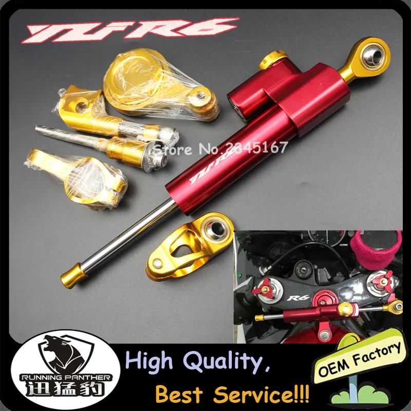 CNC Aluminum Adjustable Motorcycles Steering Stabilize Damper Bracket Mount For YAMAHA YZF R6 2006-2017 With Instruction Picture
CNC Aluminum Adjustable Motorcycles Steering Stabilize Damper Bracket Mount For YAMAHA YZF R6 2006-2017 With Instruction Picture