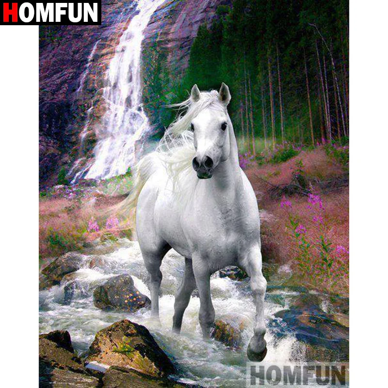 HOMFUN Full Square/Round Drill 5D DIY Diamond Painting "Horse scenery" Embroidery Cross Stitch 3D Home Decor Gift A17581
HOMFUN Full Square/Round Drill 5D DIY Diamond Painting "Horse scenery" Embroidery Cross Stitch 3D Home Decor Gift A17581