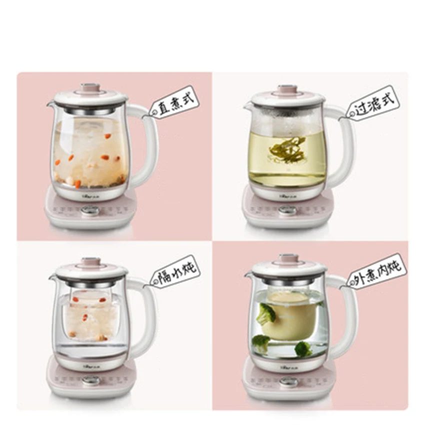 YSH-C18S2 Electric kettle with glass thickness polymerization automatic temperature control pot 1000W Power Food grade glass220V
YSH-C18S2 Electric kettle with glass thickness polymerization automatic temperature control pot 1000W Power Food grade glass220V