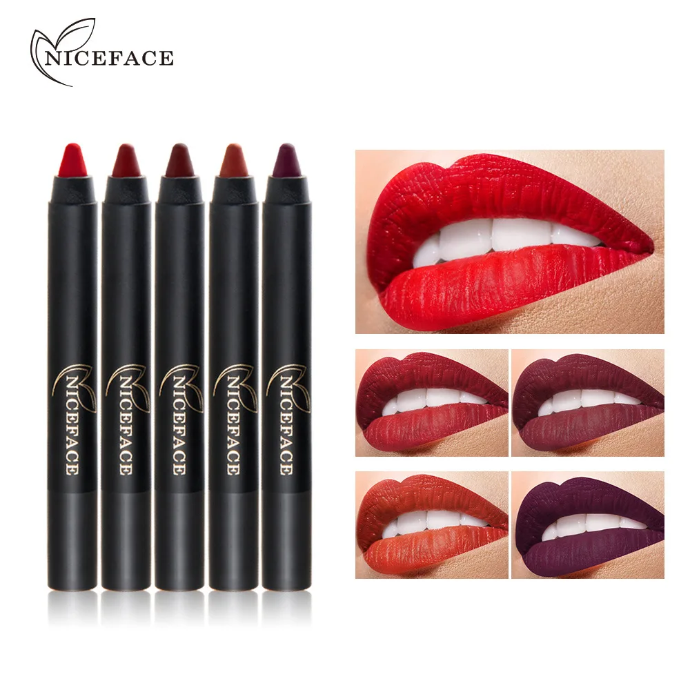 NiceFace 15pcs/set Matte Lipstick Pencil Set Professional Lip Makeup Nature Long Lasting Moisturize Smooth Easy to Wear Cosmetic
NiceFace 15pcs/set Matte Lipstick Pencil Set Professional Lip Makeup Nature Long Lasting Moisturize Smooth Easy to Wear Cosmetic