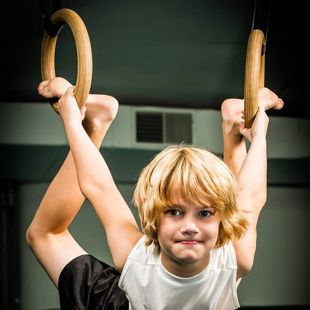 28mm/32mm Wood Gymnastics Rings Wooden Fitness Olympic Gym Rings with Adjustable Buckle Straps
28mm/32mm Wood Gymnastics Rings Wooden Fitness Olympic Gym Rings with Adjustable Buckle Straps