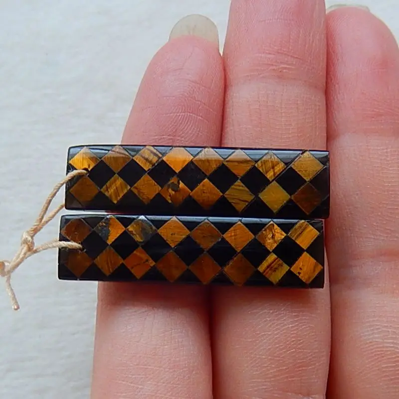 Natural Tiger's Eye ,Obsidian Intarsia fashion women Earring Bead,36x9x4mm,5.3g
Natural Tiger's Eye ,Obsidian Intarsia fashion women Earring Bead,36x9x4mm,5.3g