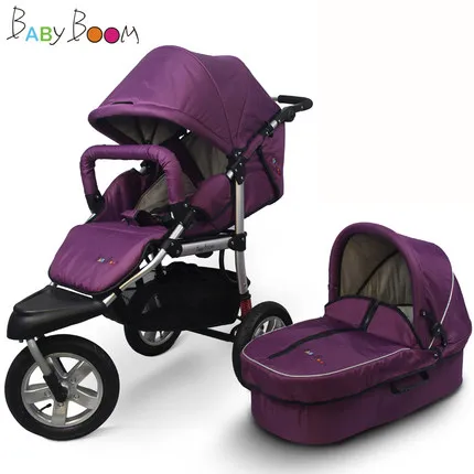 3 в 1 baby boom High Landscape Детские коляски с машинкой saet new born carriage 0 yeras|Двойная коляска| |