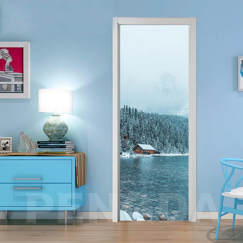 Self Adhesive Renew Home Decor 3d Door Sticker Mountain Landscape Print Art Waterproof Wallpaper Mural Renovation Decal Picture
Self Adhesive Renew Home Decor 3d Door Sticker Mountain Landscape Print Art Waterproof Wallpaper Mural Renovation Decal Picture