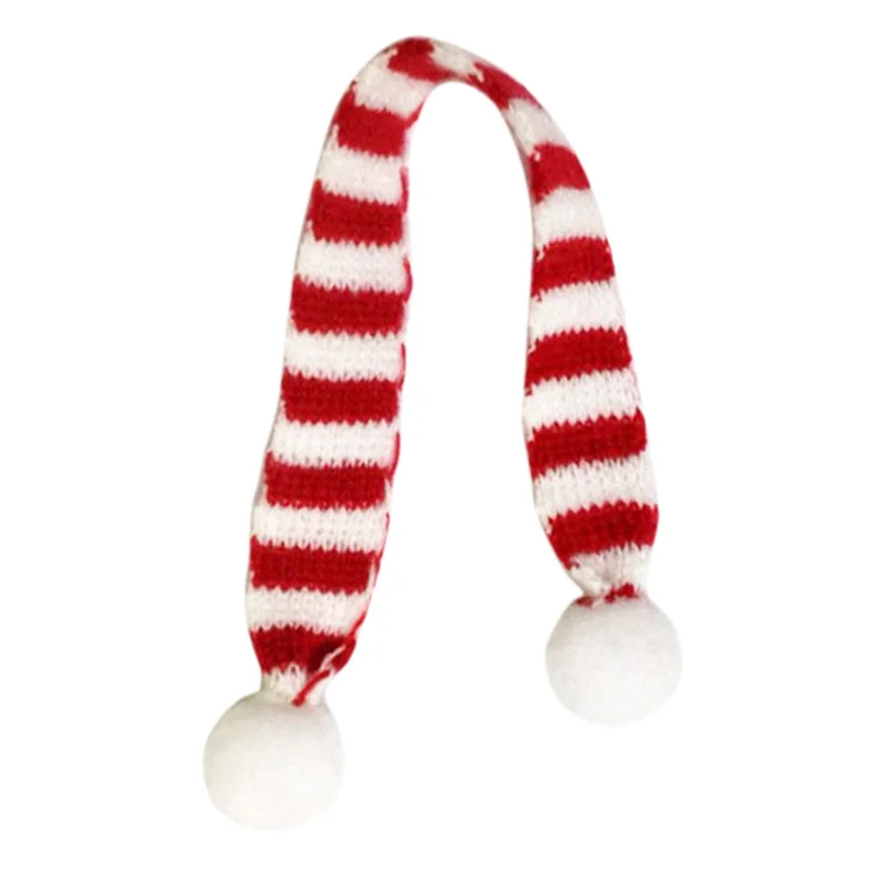 10 шт. мини Рождественский шарф для питомца собаки кошки и бутылки вина подарок