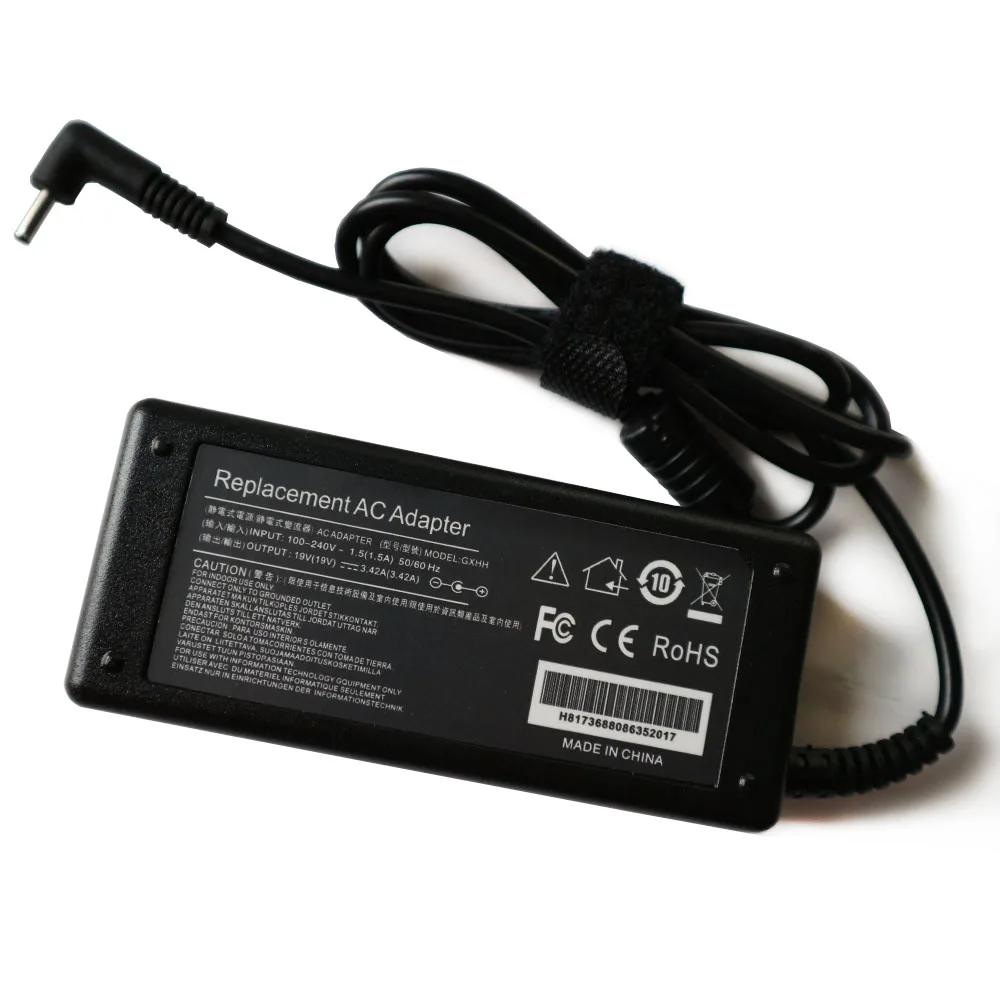 Зарядное устройство для ноутбука 19 в 3 0 А 1 1*3 мм x Acer Iconia Tab W700 W700P S3 S5 S7 ультрабук
