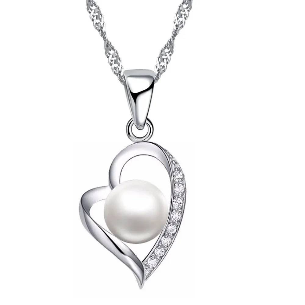Romantic 925 Sterling Silver Jewery for Women Wedding Bridal Fashion Hollow Heart Pendant Necklace Connect Pearl Wholesale
Romantic 925 Sterling Silver Jewery for Women Wedding Bridal Fashion Hollow Heart Pendant Necklace Connect Pearl Wholesale