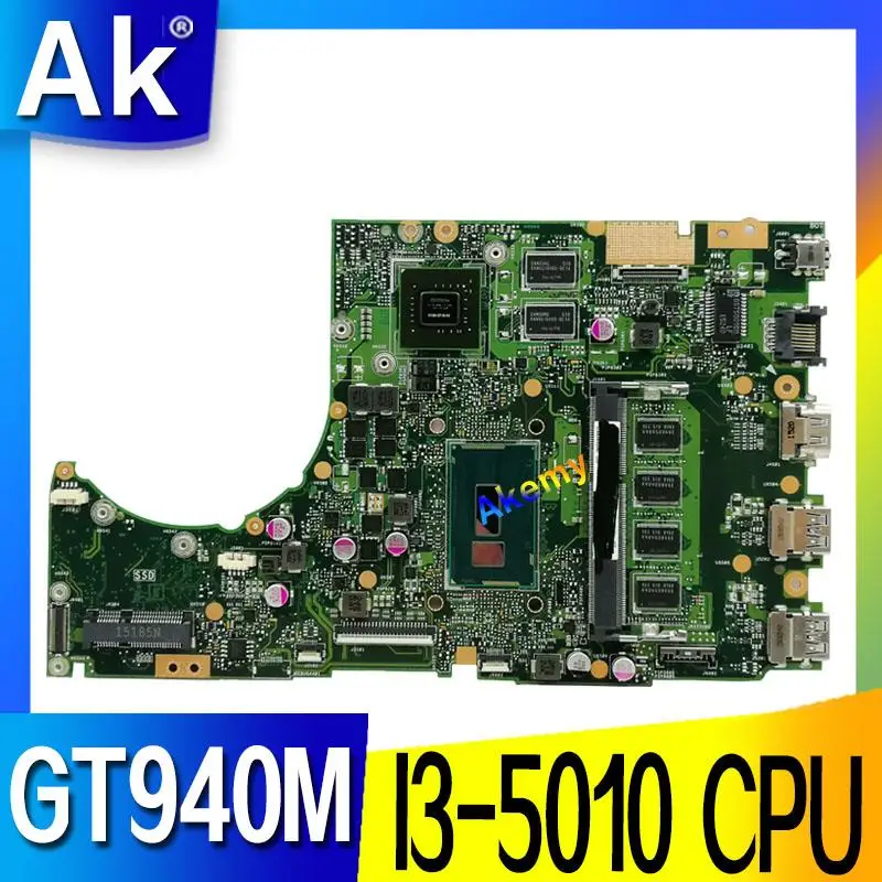 AK K401LB GT940M/2G / I3-5010CPU / DDR3L 4GB RAM Motherboard For Asus K401L K401LB K401 Laptop Mainboard Mainboard Test OK
AK K401LB GT940M/2G / I3-5010CPU / DDR3L 4GB RAM Motherboard For Asus K401L K401LB K401 Laptop Mainboard Mainboard Test OK