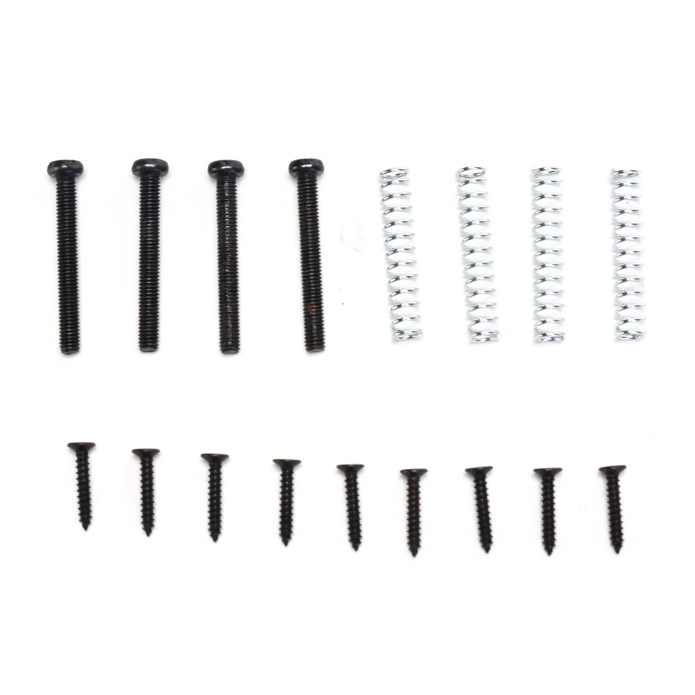 12Pcs Guitar Humbucker Pickup Ring+Mounting Screws Set Kits Height Screw W/Spring Black Easy Install Accessories
12Pcs Guitar Humbucker Pickup Ring+Mounting Screws Set Kits Height Screw W/Spring Black Easy Install Accessories