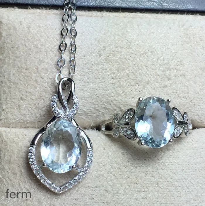 KJJEAXCMY exquisite jewelry925 pure silver inlaid natural sea blue treasure female jewelry set ring pendant 2 pieces
KJJEAXCMY exquisite jewelry925 pure silver inlaid natural sea blue treasure female jewelry set ring pendant 2 pieces