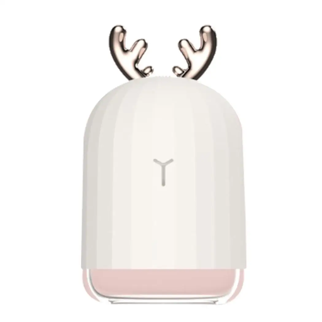 USB Mini Air Humidifier LED Night Light Mist 220ml 2W Maker 30ml/H Home Aromatic Diffuser Office Car | Бытовая техника
