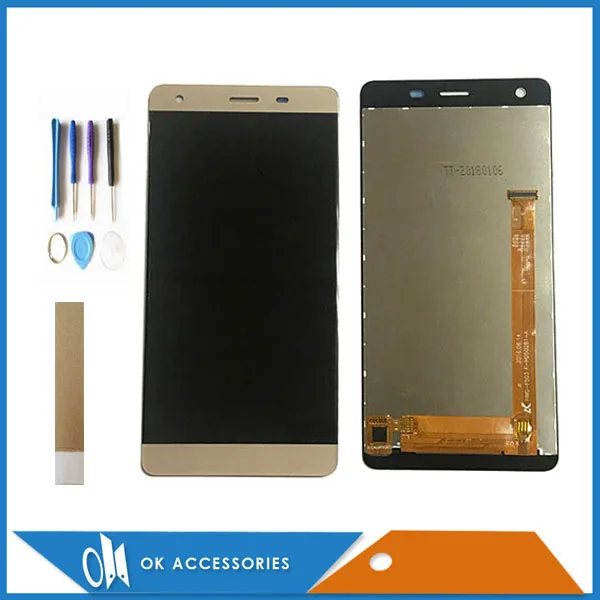 ЖК-дисплей 5 0 дюйма для Vertex Impress X с сенсорным экраном дигитайзер белый черный