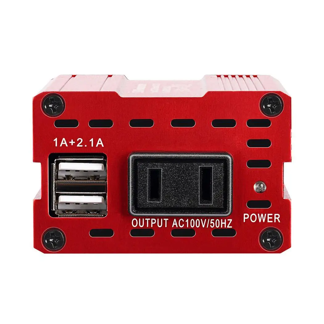150 Вт автомобильный инвертор питания DC12V к AC110V/220 В двойной USB преобразователь