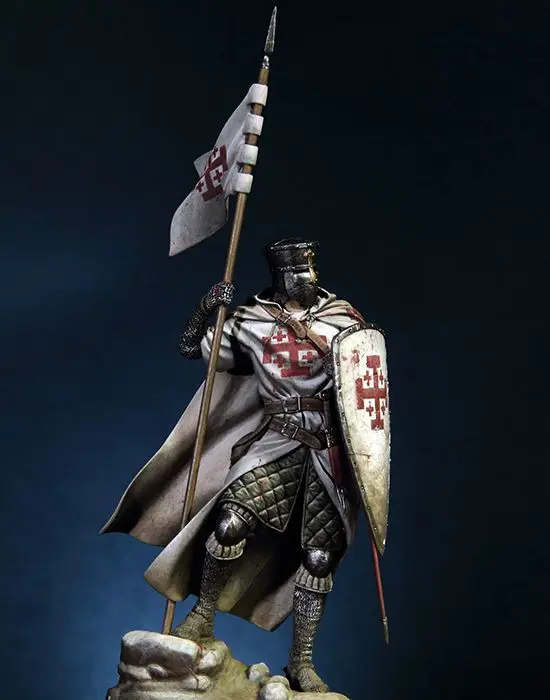 Assembly Unpainted Scale 1/18 90mm Knight of the Holy Sepulcher --90mm figure Historical Resin Model Miniature Kit
Assembly Unpainted Scale 1/18 90mm Knight of the Holy Sepulcher --90mm figure Historical Resin Model Miniature Kit