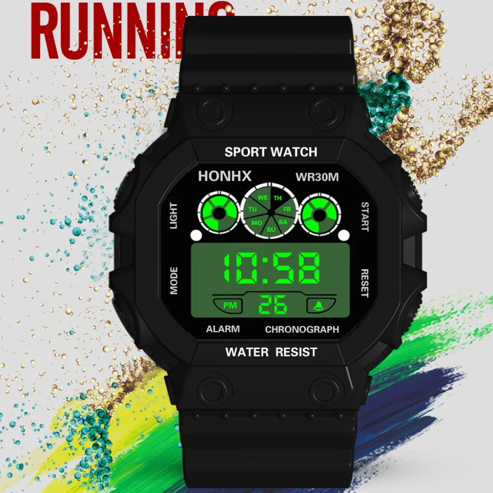 Men's HONHX Digital Watches Luxury Three Eyes Analog Digital Sport Rubber LED Waterproof Luminous Wrist Watch relogio masculino
Men's HONHX Digital Watches Luxury Three Eyes Analog Digital Sport Rubber LED Waterproof Luminous Wrist Watch relogio masculino
