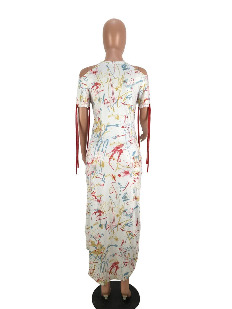 Adogirl Starry Sky Letters Print Tassel Maxi Dress O Neck Short Sleeve Casual Bodycon Long T-shirt Dresses for Women Outfits
Adogirl Starry Sky Letters Print Tassel Maxi Dress O Neck Short Sleeve Casual Bodycon Long T-shirt Dresses for Women Outfits