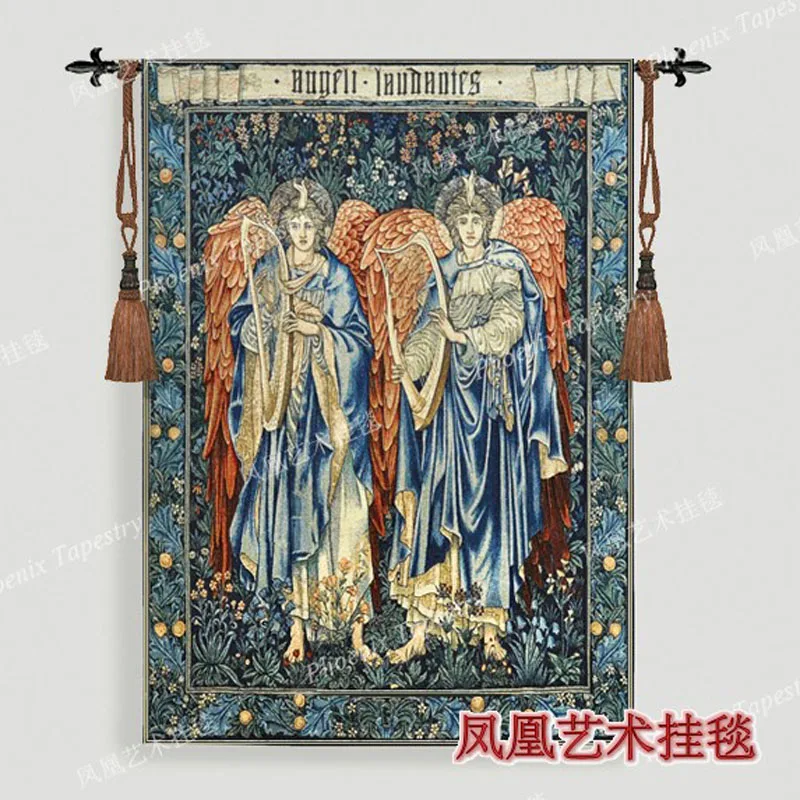 WilliamMorris Angel play the zither wall hanging tapestry Cotton 120*85cm deco Tapiz Tapisserie Arazzo medievale H113
WilliamMorris Angel play the zither wall hanging tapestry Cotton 120*85cm deco Tapiz Tapisserie Arazzo medievale H113