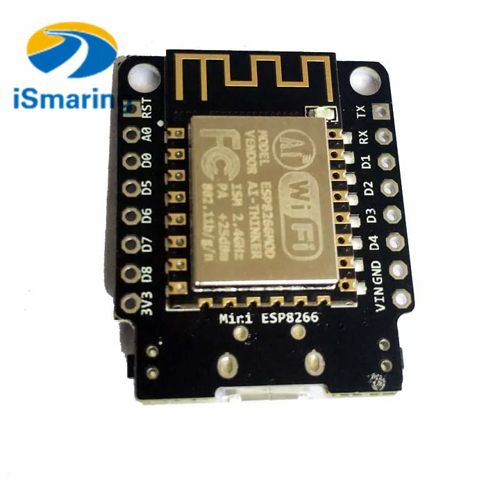 Official iSmaring Newest Mini NodeMCU ESP8266 WiFi Development Board from ESP8266 4M bytes Flash Diy RC Toy Kit Electroincs Deve
Official iSmaring Newest Mini NodeMCU ESP8266 WiFi Development Board from ESP8266 4M bytes Flash Diy RC Toy Kit Electroincs Deve