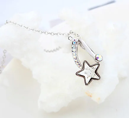 ANNGILL Top Quality Crystals From Swarovski Star Charm Necklace Chain Fashion Jewellery Nickel Free Pendant Party Accessories
ANNGILL Top Quality Crystals From Swarovski Star Charm Necklace Chain Fashion Jewellery Nickel Free Pendant Party Accessories