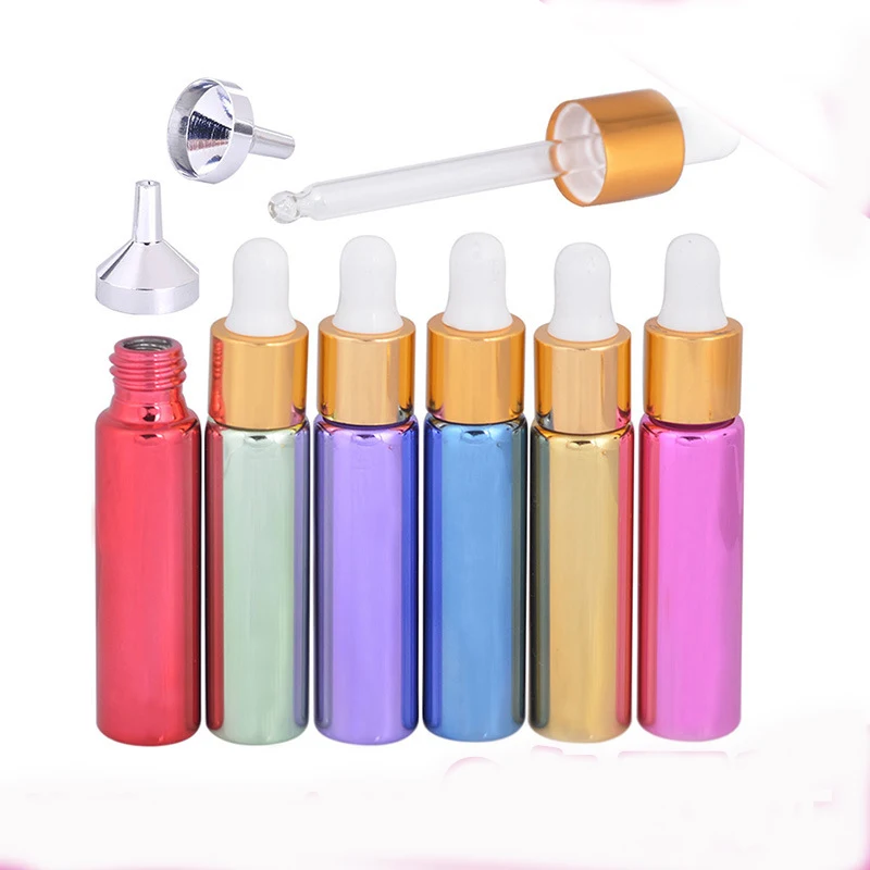 MUB- 6pcs 10ML Dropper Essence Liquid Oil Bottle Convenient Cosmetics Essential Oil Bottle High-grade UV Glass Perfume Bottle
MUB- 6pcs 10ML Dropper Essence Liquid Oil Bottle Convenient Cosmetics Essential Oil Bottle High-grade UV Glass Perfume Bottle