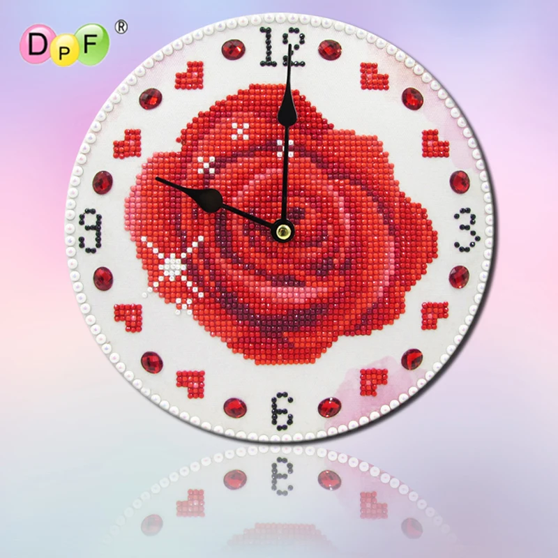 Продажа DIY алмаз часы 5D изображение с круглыми алмазами, с узором из красных роз Алмазная вышивка мозаичные настенные часы домашний декор на...
Продажа DIY алмаз часы 5D изображение с круглыми алмазами, с узором из красных роз Алмазная вышивка мозаичные настенные часы домашний декор на...