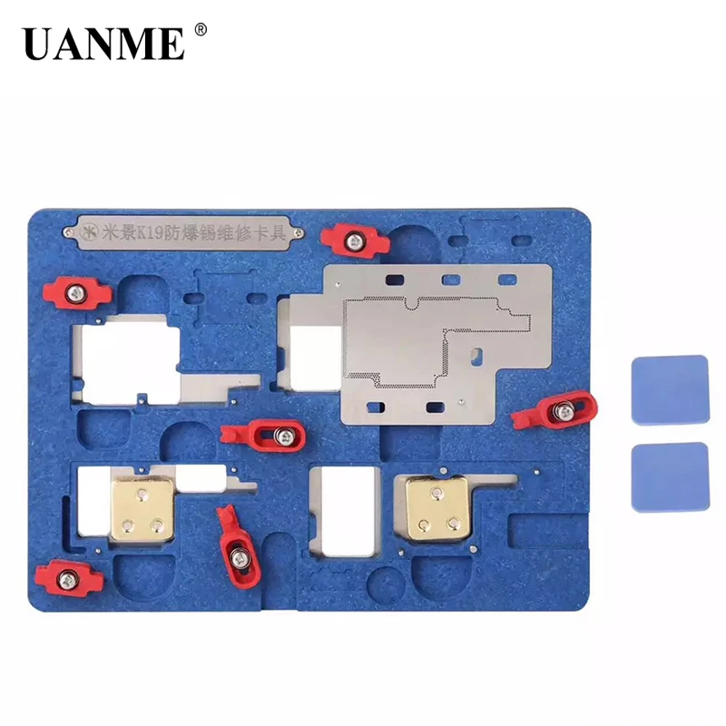 UANME Circuit Board PCB Holder Jig Explosion-proof Cooling Tin Platform For iPhone X 6 6S 7 8 Plus Motherboard Fixture Tool
UANME Circuit Board PCB Holder Jig Explosion-proof Cooling Tin Platform For iPhone X 6 6S 7 8 Plus Motherboard Fixture Tool