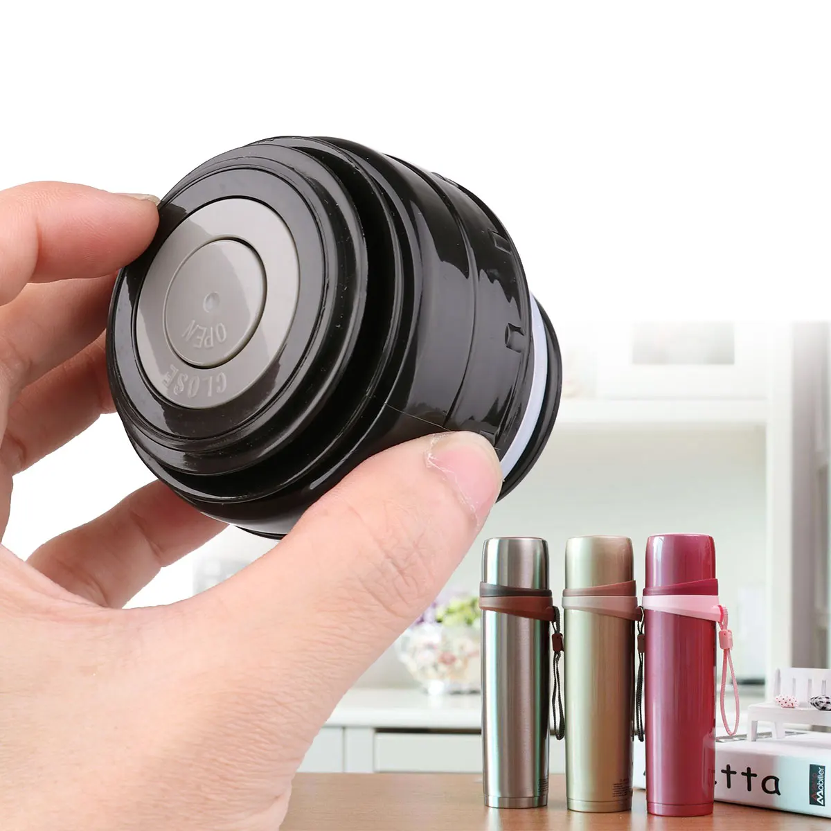 3.5/4.5/5.2cm Vacuum Bottle Cover Lid Leakproof Thermal Cup Stopper Snap Cap for Travel Bullet Mug Super Seal Flask Bottle Cover
3.5/4.5/5.2cm Vacuum Bottle Cover Lid Leakproof Thermal Cup Stopper Snap Cap for Travel Bullet Mug Super Seal Flask Bottle Cover