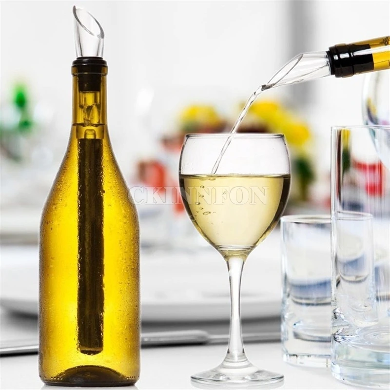 200Pcs/Lot Stainless Steel Barware Wine Pourer With Chill Rod Bottle Coolers Chiller Stick Spout Aerator
200Pcs/Lot Stainless Steel Barware Wine Pourer With Chill Rod Bottle Coolers Chiller Stick Spout Aerator