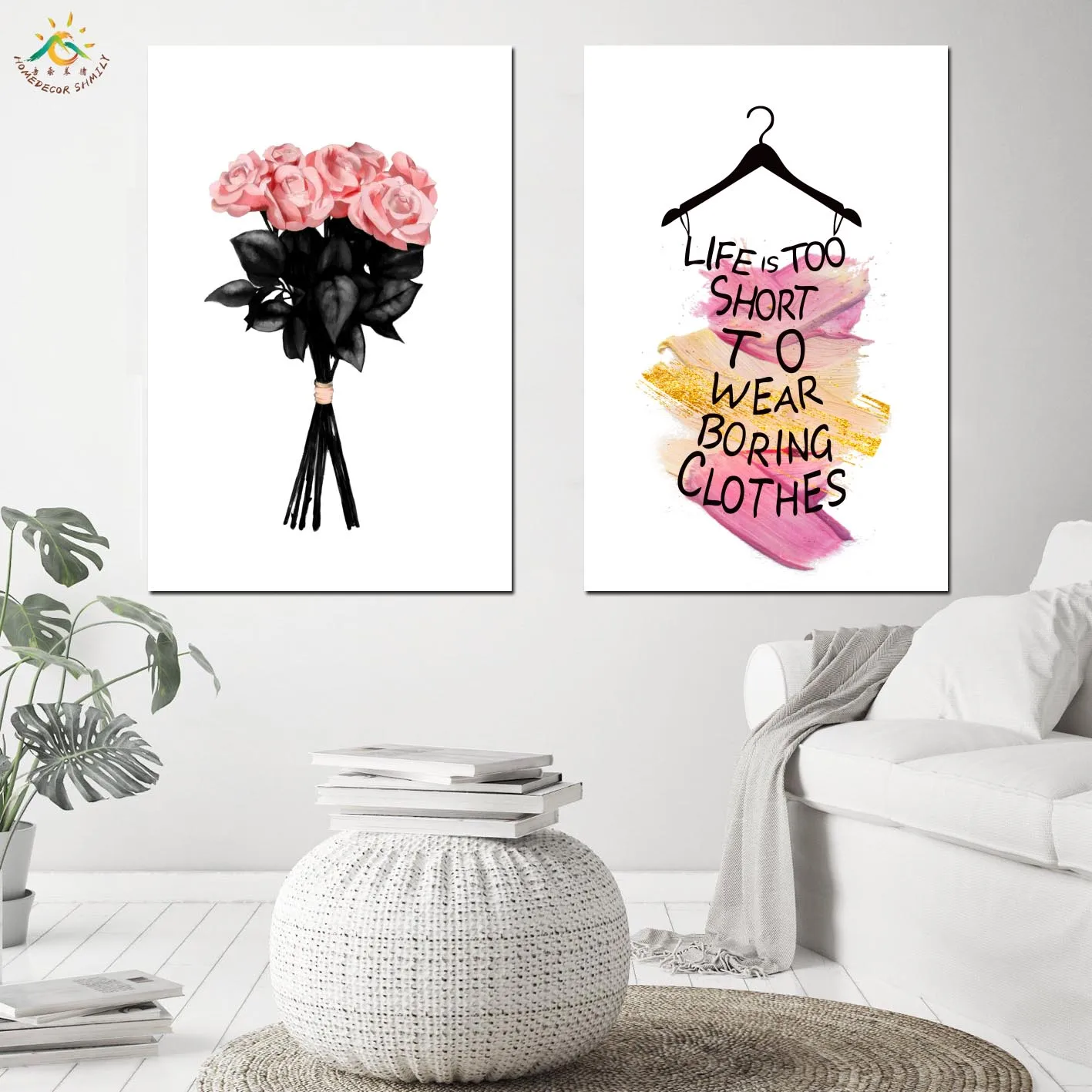 Scandinavian Style Elegant Pink Flower Canvas Posters and Prints Wall Art Painting Nordic Decoration Pictures Modern Home Decor
Scandinavian Style Elegant Pink Flower Canvas Posters and Prints Wall Art Painting Nordic Decoration Pictures Modern Home Decor