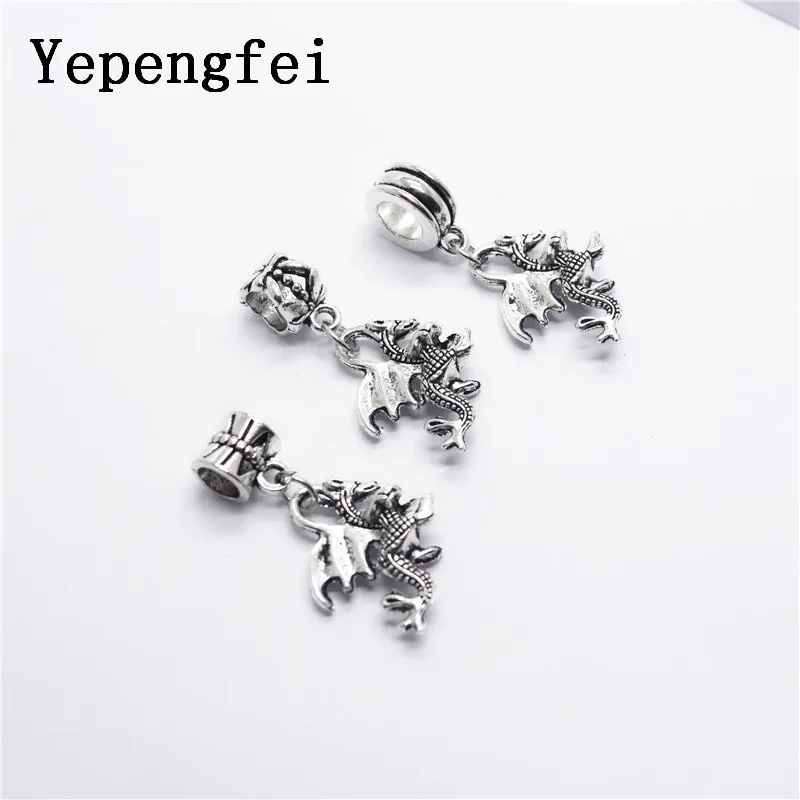 Винтажные серебряные бусины с драконом, 30 шт., подвески для браслетов и ожерелий в стиле Пандоры, металлические украшения «сделай сам», JA600013
Винтажные серебряные бусины с драконом, 30 шт., подвески для браслетов и ожерелий в стиле Пандоры, металлические украшения «сделай сам», JA600013
