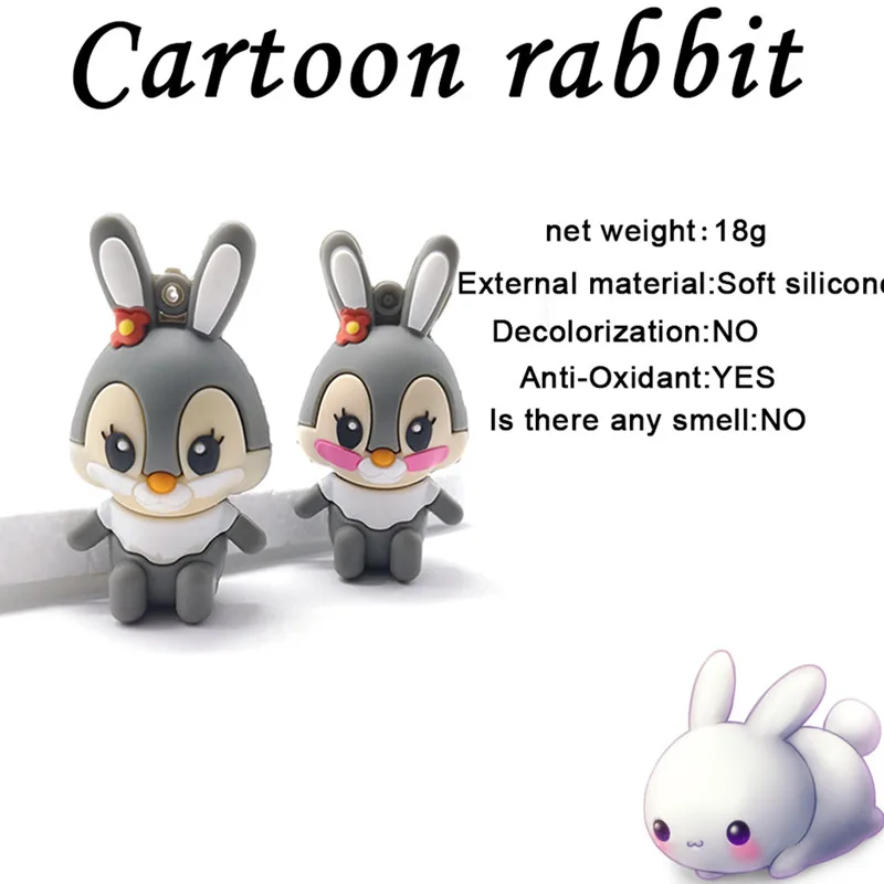 USB Flash Drive 64GB 32GB 16GB 8GB 4GB Pen Drive Cartoon Rabbit Pendrive Memory Stick Full Capacity U Disk cle usb2.0
USB Flash Drive 64GB 32GB 16GB 8GB 4GB Pen Drive Cartoon Rabbit Pendrive Memory Stick Full Capacity U Disk cle usb2.0