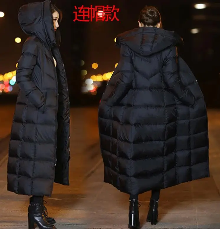 Women Slim Long Down Coat Winter Jacket Duck Down Hood Warm Fashion High Quality
Women Slim Long Down Coat Winter Jacket Duck Down Hood Warm Fashion High Quality