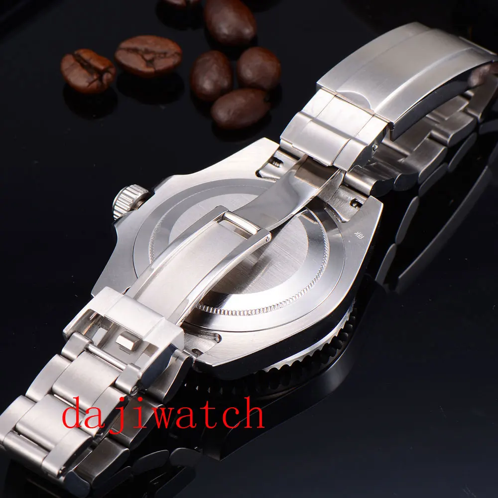 Top 40mm BLIGER white sterile dial sapphire glass relogio masculino GMT blue black bezel date window automatic men's watch
Top 40mm BLIGER white sterile dial sapphire glass relogio masculino GMT blue black bezel date window automatic men's watch