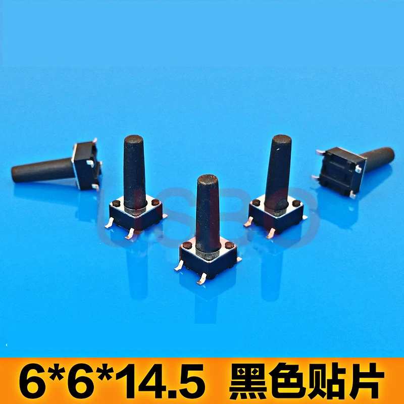 SMT Touch Switch Brass Push Button Tact Switch For Kitchen Hood 4 Legs 6*6*14.5mm Black
SMT Touch Switch Brass Push Button Tact Switch For Kitchen Hood 4 Legs 6*6*14.5mm Black